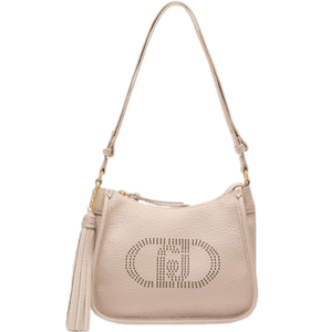 Liu Jo Borsa A Tracolla Logo Inciso Piccola Neutro - STANGA Pelletteria
