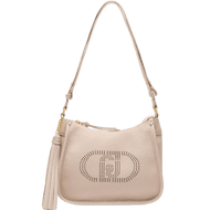 Liu Jo Borsa A Tracolla Logo Inciso Piccola Neutro - STANGA Pelletteria