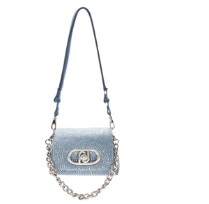 Liu Jo Borsa Borsa Piccola LaPuffy In Denim Con Strass - STANGA Pelletteria