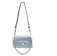 Liu Jo Borsa Borsa Piccola LaPuffy In Denim Con Strass - STANGA Pelletteria
