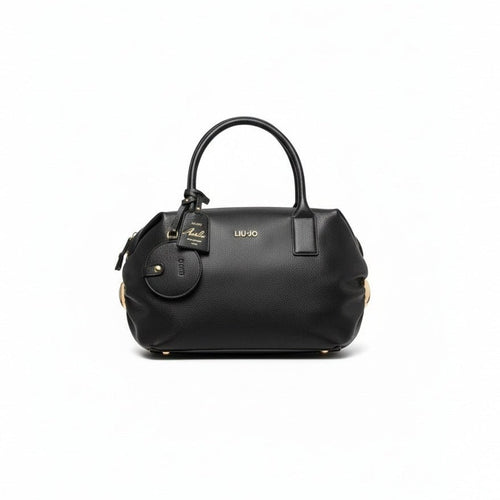Liu Jo Borsa Grande Con Charm Nero - STANGA Pelletteria