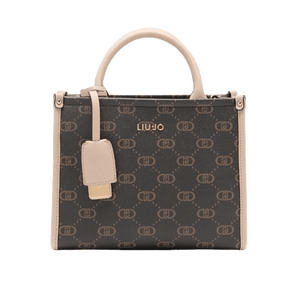 Liu Jo Borsa Piccola Con Charm Logata Neutro - STANGA Pelletteria