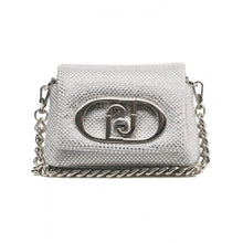 Carica l&#39;immagine nel visualizzatore di Gallery, Liu Jo Borsa Piccola LaPuffy Argento Con Strass - STANGA Pelletteria

