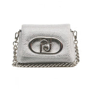 Liu Jo Borsa Piccola LaPuffy Argento Con Strass - STANGA Pelletteria