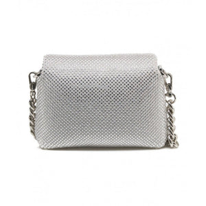 Liu Jo Borsa Piccola LaPuffy Argento Con Strass - STANGA Pelletteria