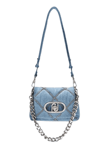 Liu Jo Borsa Piccola LaPuffy In Denim Con Catena - STANGA Pelletteria