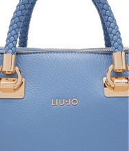 Carica l&#39;immagine nel visualizzatore di Gallery, Liu Jo Borsa Satchel Media Light Denim - STANGA Pelletteria
