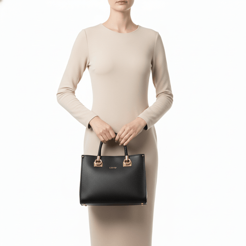 Liu Jo Borsa Satchel Media Nera - STANGA Pelletteria