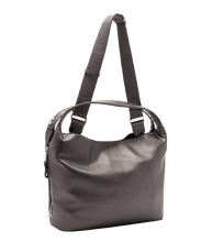 Carica l&#39;immagine nel visualizzatore di Gallery, Liu Jo Borsa Shopping Bag Con Tracolla Antracite Metallizzato - STANGA Pelletteria
