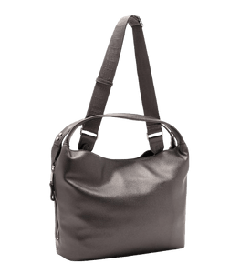Liu Jo Borsa Shopping Bag Con Tracolla Antracite Metallizzato - STANGA Pelletteria