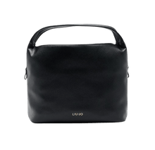 Carica l&#39;immagine nel visualizzatore di Gallery, Liu Jo Borsa Shopping Bag Con Tracolla Nero - STANGA Pelletteria

