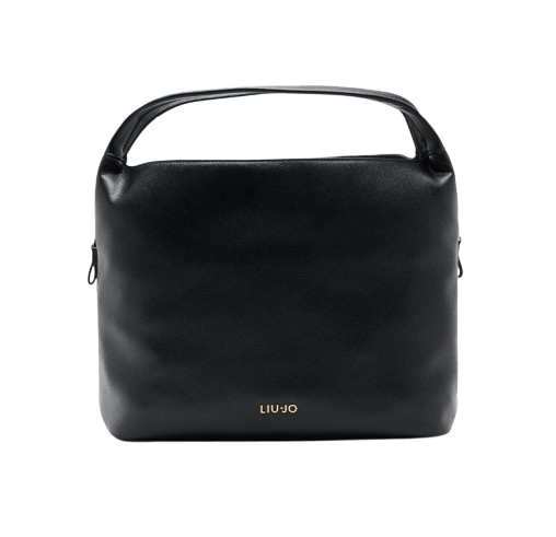 Liu Jo Borsa Shopping Bag Con Tracolla Nero - STANGA Pelletteria