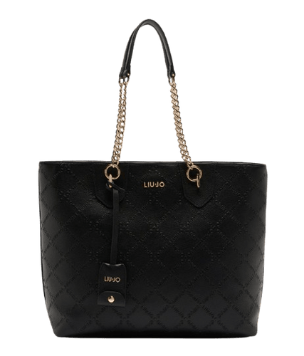 Liu Jo Borsa Shopping Bag Media Nera - STANGA Pelletteria