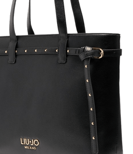 Liu Jo Borsa Tote Bag Media Better Nero - STANGA Pelletteria