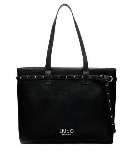 Liu Jo Borsa Tote Bag Media Better Nero - STANGA Pelletteria