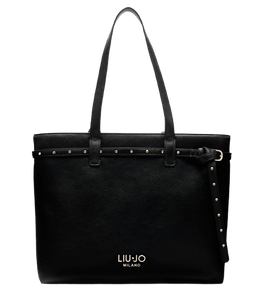 Liu Jo Borsa Tote Bag Media Better Nero - STANGA Pelletteria
