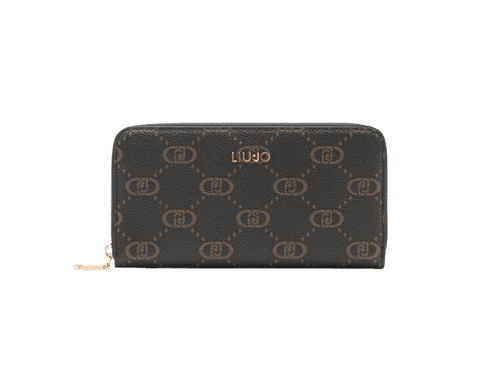 Liu Jo Portafogli Zip Around Grande Logo - STANGA Pelletteria