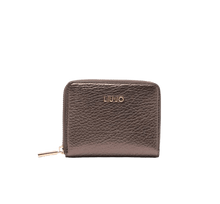 Carica l&#39;immagine nel visualizzatore di Gallery, Liu Jo Portafoglio Zip Around Better Small Moro Light Metal - STANGA Pelletteria
