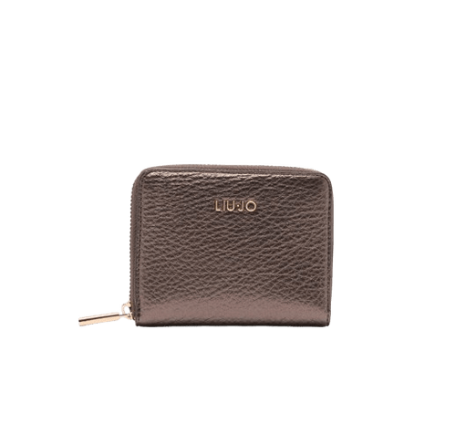 Liu Jo Portafoglio Zip Around Better Small Moro Light Metal - STANGA Pelletteria