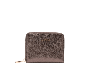 Liu Jo Portafoglio Zip Around Better Small Moro Light Metal - STANGA Pelletteria