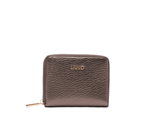 Liu Jo Portafoglio Zip Around Better Small Moro Light Metal - STANGA Pelletteria