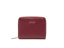 Carica l&#39;immagine nel visualizzatore di Gallery, Liu Jo Portafoglio Zip Around Better Small Red Wine - STANGA Pelletteria
