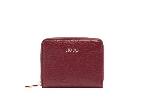 Liu Jo Portafoglio Zip Around Better Small Red Wine - STANGA Pelletteria