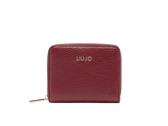 Liu Jo Portafoglio Zip Around Better Small Red Wine - STANGA Pelletteria