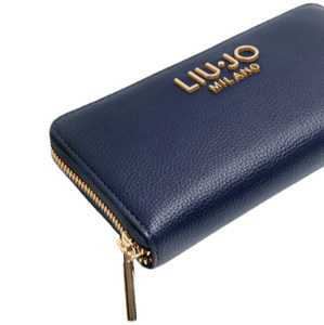 Liu Jo Portafoglio Zip Around Dress Blue - STANGA Pelletteria