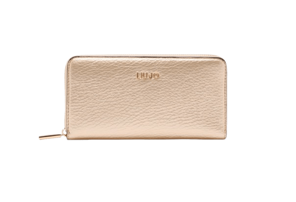 Liu Jo Portafoglio Zip Around Grande Light Gold - STANGA Pelletteria