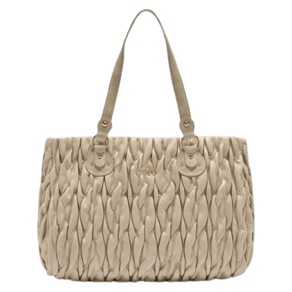 Liu Jo Shopping Media Matelassè Marmo - STANGA Pelletteria