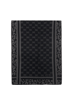 Liu Jo Stola Jaquard Monogram Nera - STANGA Pelletteria