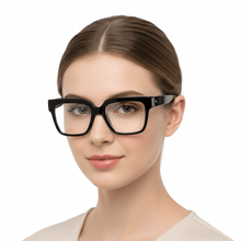 Carica l'immagine nel visualizzatore di Gallery, Looplabb Max Occhiali Da Lettura Black - STANGA Pelletteria
