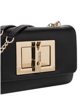 Carica l&#39;immagine nel visualizzatore di Gallery, Love Moschino Borsa A Spalla Clothespin Nero - STANGA Pelletteria
