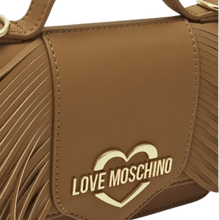 Carica l&#39;immagine nel visualizzatore di Gallery, Love Moschino Borsa Piccola a Tracolla Frange Cammello - STANGA Pelletteria
