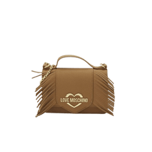 Carica l&#39;immagine nel visualizzatore di Gallery, Love Moschino Borsa Piccola a Tracolla Frange Cammello - STANGA Pelletteria
