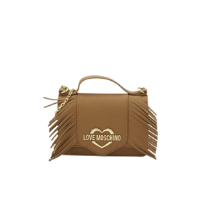 Love Moschino Borsa Piccola a Tracolla Frange Cammello - STANGA Pelletteria