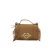 Love Moschino Borsa Piccola a Tracolla Frange Cammello - STANGA Pelletteria
