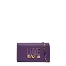 Carica l&#39;immagine nel visualizzatore di Gallery, Love Moschino Borsa Piccola a Tracolla Love Moschino Linea Jelly Viola - STANGA Pelletteria

