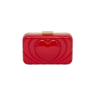Love Moschino Clutch Big Heart Rosso - STANGA Pelletteria