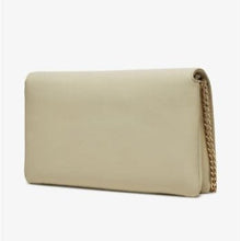 Carica l&#39;immagine nel visualizzatore di Gallery, Love Moschino Pochette Beige Con Scritta Oro - STANGA Pelletteria
