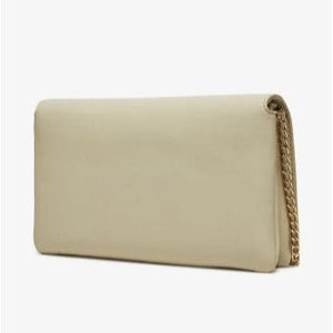 Love Moschino Pochette Beige Con Scritta Oro - STANGA Pelletteria