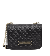 Carica l&#39;immagine nel visualizzatore di Gallery, Love Moschino Trapuntata Media Nera - STANGA Pelletteria
