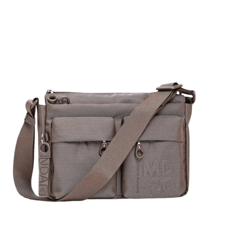 Mandarina Duck MD20 Borsa Multitasche Taupe - STANGA Pelletteria