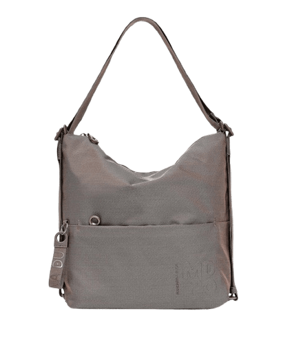 Mandarina Duck MD20 Slide Borsa Zaino Taupe - STANGA Pelletteria