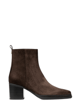 Carica l&#39;immagine nel visualizzatore di Gallery, Michael Kors Bootie Lex In Pelle Scamosciata Cioccolato - STANGA Pelletteria
