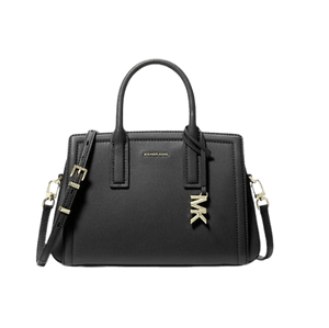 Michael Kors Borsa a mano Laila piccola in pelle martellata Nera - STANGA Pelletteria