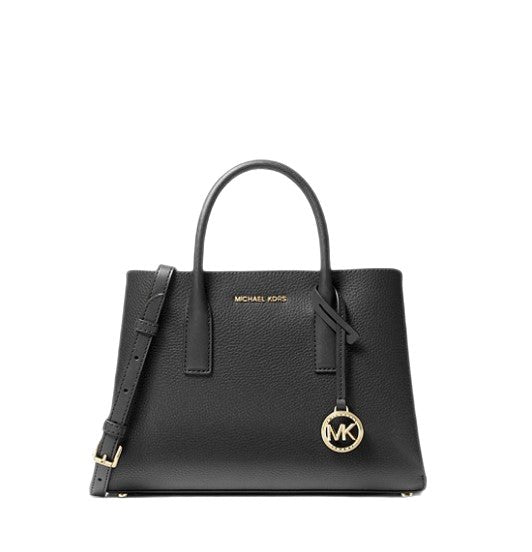 Michael Kors Borsa a Mano Ruthie Piccola In Pelle Martellata Black STANGA Pelletteria