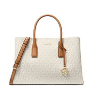 Michael Kors Borsa Ruthie Grande Logata Vanilla/Acrn - STANGA Pelletteria