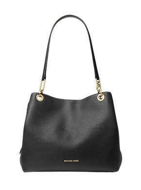 Michael Kors Borsa tote Kensington grande in pelle martellata Nera - STANGA Pelletteria